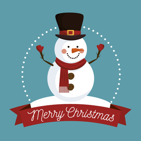 happy merry christmas isolated icon design, vector illustration  graphicのイラスト素材