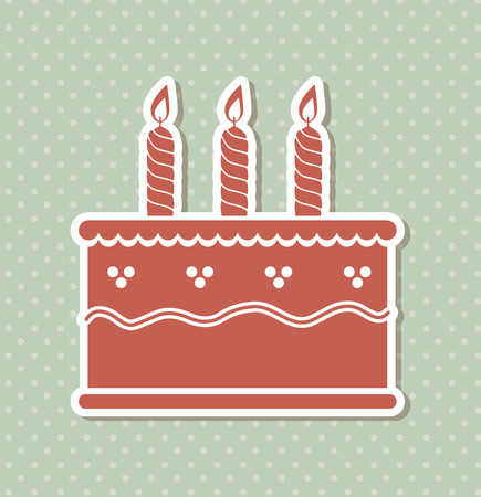 delicious cake  isolated icon design, vector illustration  graphicのイラスト素材