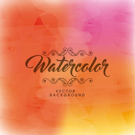 Watercolor concept represented by background. Colorfull and painting illustration.のイラスト素材