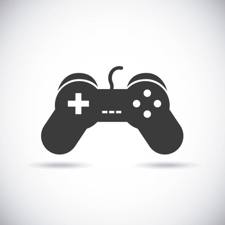 Video game concept represented by game control icon. Isolated and flat illustration.のイラスト素材