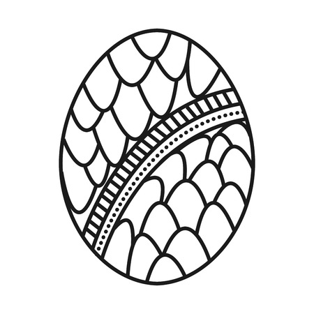 sweet egg paint colorfull isolated icon design, vector illustration graphicのイラスト素材