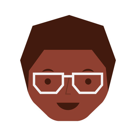 man male avatar young icon vector isolated graphicのイラスト素材