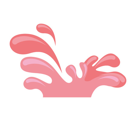 splash strawberry fruit juice icon graphic isolated vectorのイラスト素材