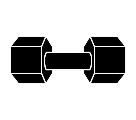 weight gym equipment icon vector illustration designのイラスト素材