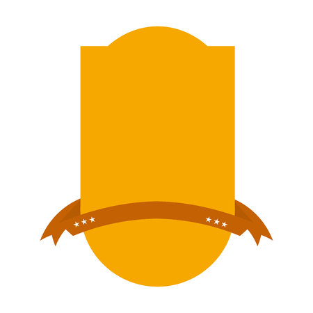 frame with ribbon isolated icon design, vector illustration graphicのイラスト素材