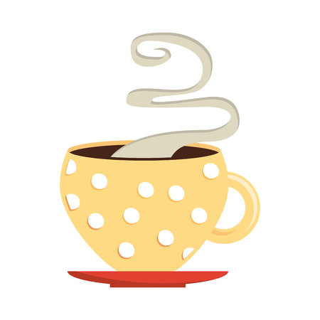 delicious coffee silhouette icon vector illustration designのイラスト素材