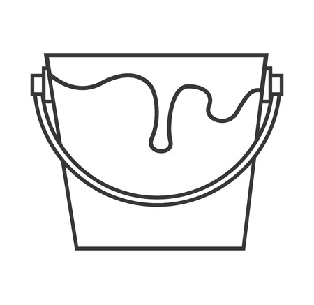 pot paint tool icon vector illustration designのイラスト素材