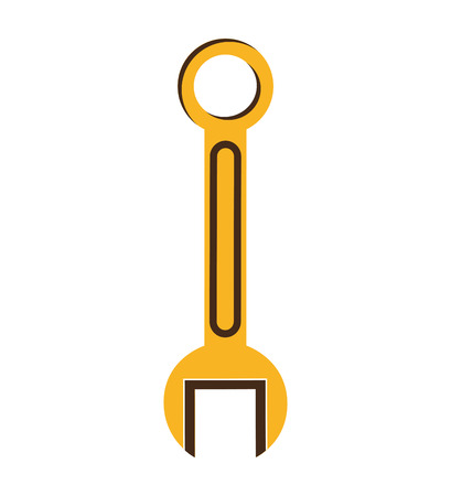 wrench tool construction icon vector illustration designのイラスト素材