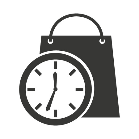 time clock watch icon vector illustration designのイラスト素材