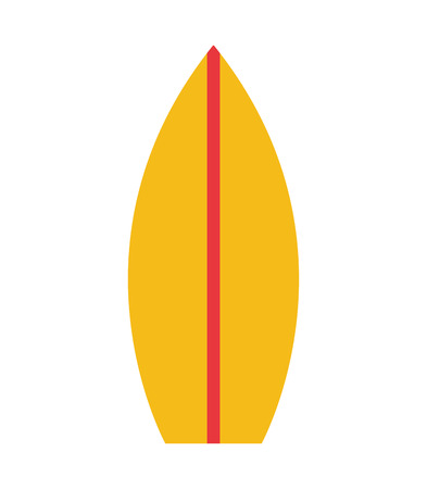surfboard isolated on white vector illustration designのイラスト素材
