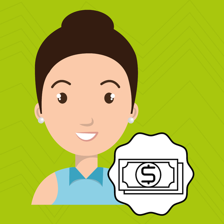 woman adul camera vector illustration esp 10のイラスト素材