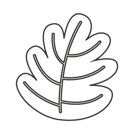leafs floral nature icon vector isolated graphicのイラスト素材