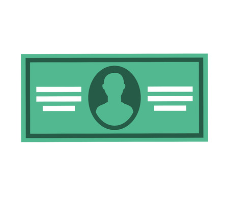 bill paper money icon vector illustration designのイラスト素材