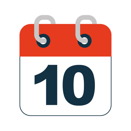 calendar reminder data icon vector isolated designのイラスト素材