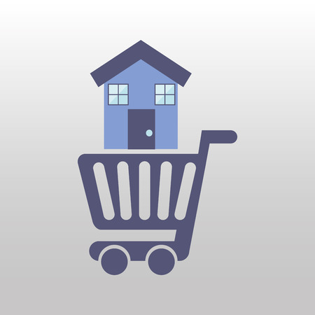 shopping place building architecture icon, vector illustrationのイラスト素材