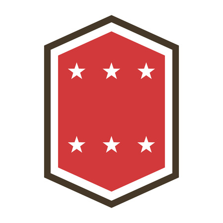 frame with stars isolated icon vector illustration graphicのイラスト素材