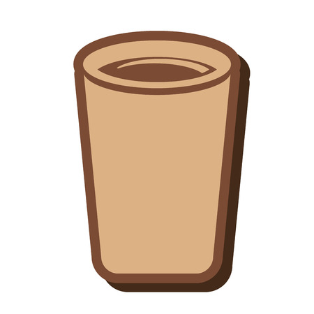 delicious coffee silhouette icon vector illustration designのイラスト素材