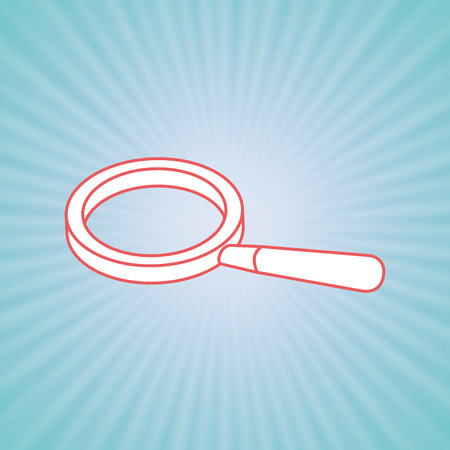 search magnifying glassのイラスト素材
