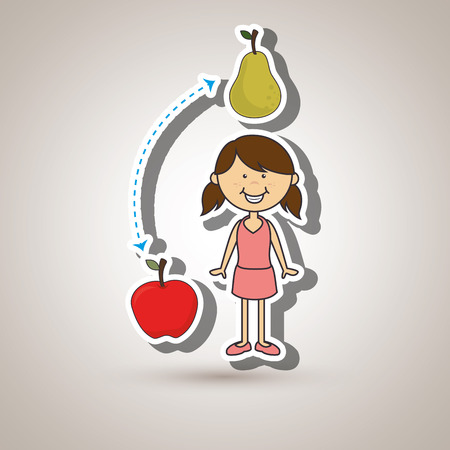 kids menu design, vector illustration  graphicのイラスト素材