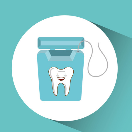 dental care, white teeth icon, vector illustrationのイラスト素材