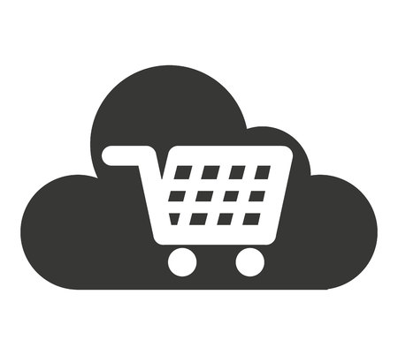 cloud computing isolated icon vector illustration designのイラスト素材