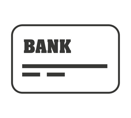 credit card bank icon vector isolated designのイラスト素材