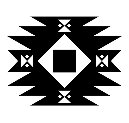 textile pattern geometric decoration icon vector illustration designのイラスト素材