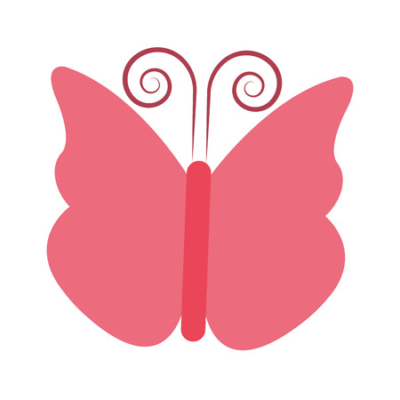 butterfly fly wings icon vector illustration designのイラスト素材