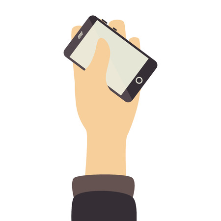 smartphone phone technology , isolated flat icon vector illustrationのイラスト素材