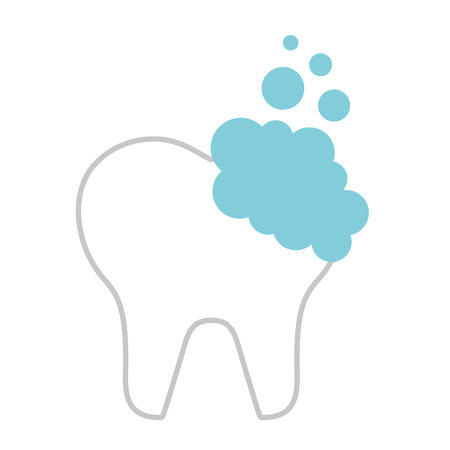 tooth healthcare isolated icon vector illustration, eps10のイラスト素材