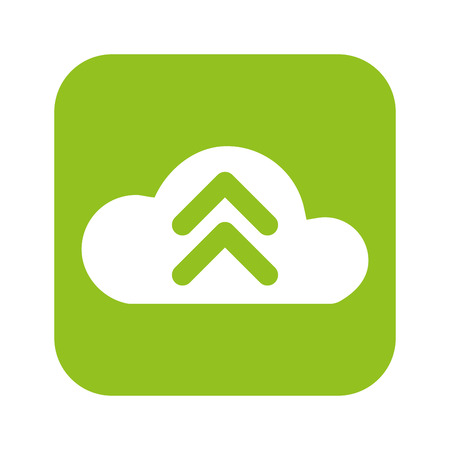 upload arrow symbol isolated icon vector illustration designのイラスト素材