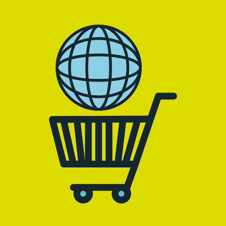 shopping cart buy discounts vector illustration graphicの写真素材