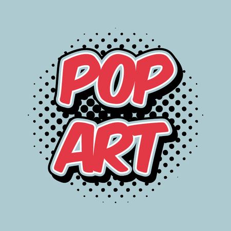 pop art vintage design, vector illustrationのイラスト素材
