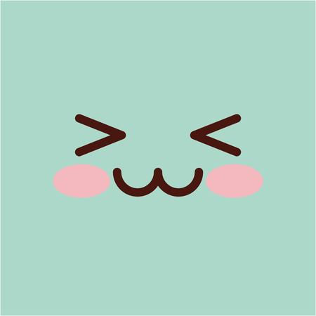 face emoticons design with expressions , vector illustration graphicのイラスト素材
