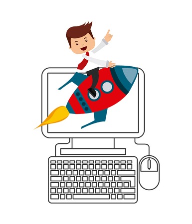 people business finance icon design, vector illustrationのイラスト素材