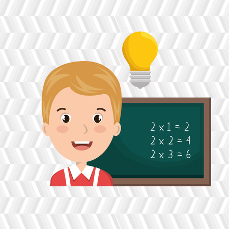 school board idea student vector illustration graphicのイラスト素材