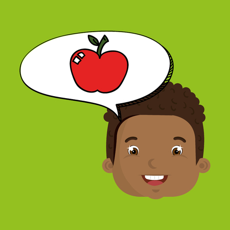 child chat student school vector illustration graphicのイラスト素材