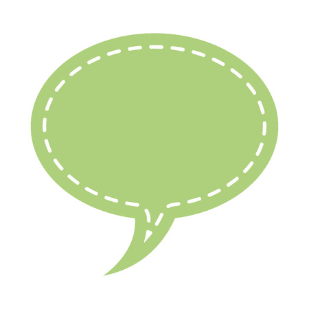 speech bubble isolated icon vector illustration designのイラスト素材