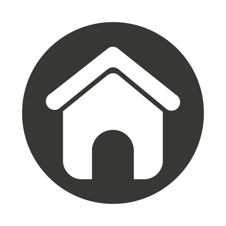 house home silhouette isolated icon vector illustration designのイラスト素材