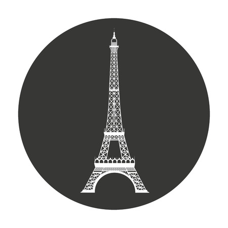 tower eiffel isolated icon vector illustration designのイラスト素材
