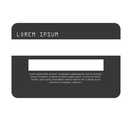 credit card bank icon vector isolated designのイラスト素材