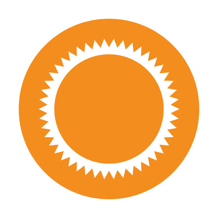 sun sunny weather isolated icon vector illustration, eps10のイラスト素材