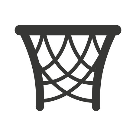 basket basketball sport isolated icon vector illustration designのイラスト素材