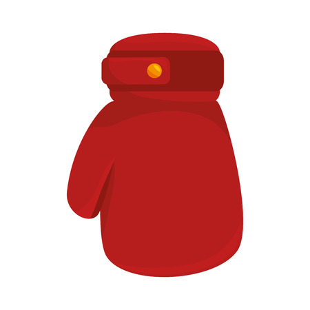 glove boxing protection sport fight punch professional vector illustration isolatedのイラスト素材