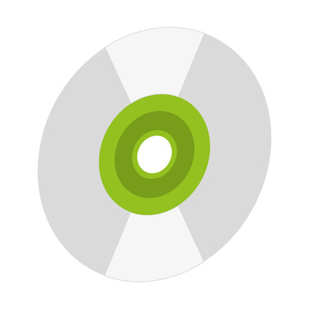 data storage isolated icon vector isolated graphicのイラスト素材