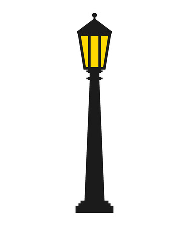 lantern park isolated icon vector illustration designのイラスト素材