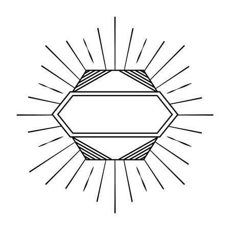 burst frame isolated background vector illustration designのイラスト素材