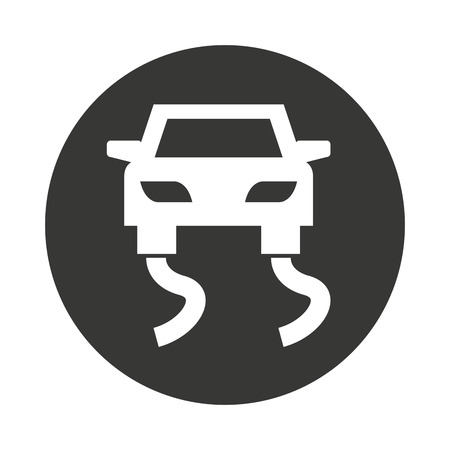 traffic signal circle isolated icon vector illustration designのイラスト素材