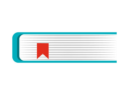 book text school icon vector isolated graphicのイラスト素材