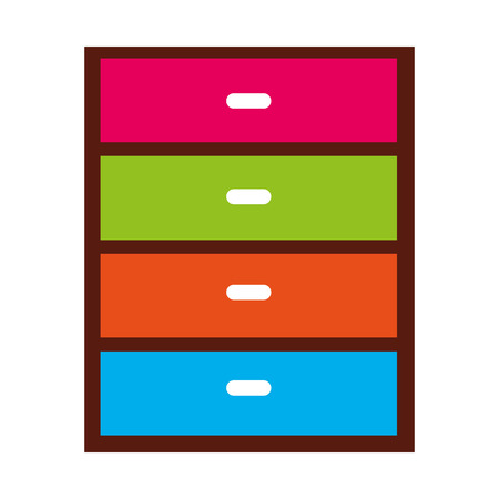 chest of drawersのイラスト素材